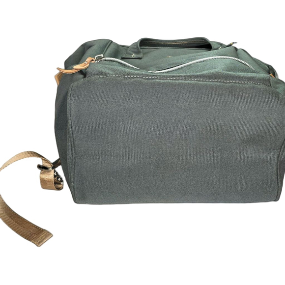 Himawari Gray Backpack Purse Wide Opening Canvas Travel Laptop BackpackStyle - Picture 9 of 16